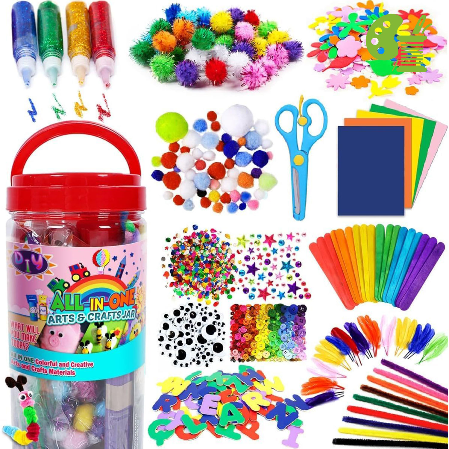 funzy Kids’ Arts & Crafts Creativity Kit - Image 1
